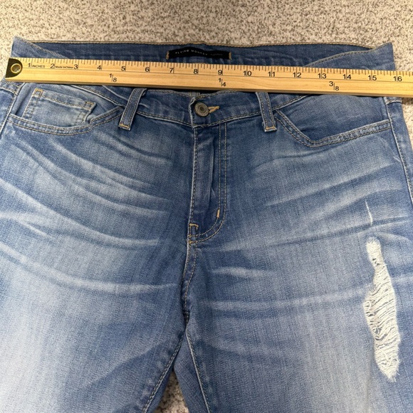 Women’s Flying Monkey Ankle‎ Skinny Distressed Medium Wash Blue Jeans Size 27x28 - Picture 7 of 9